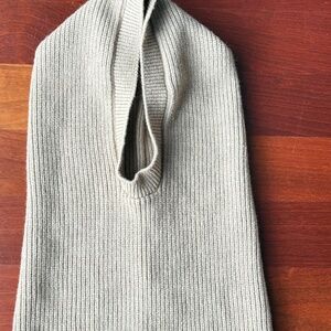 Tan Ribbed Knit Snood